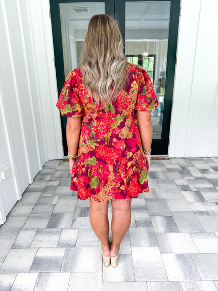 Multi Floral Dress