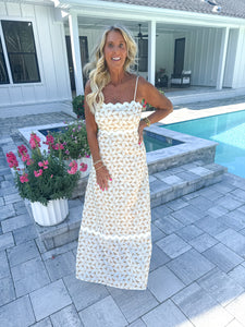 Floral Eyelet Maxi