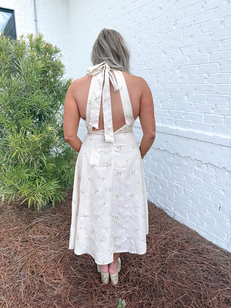 Halter Tie Midi