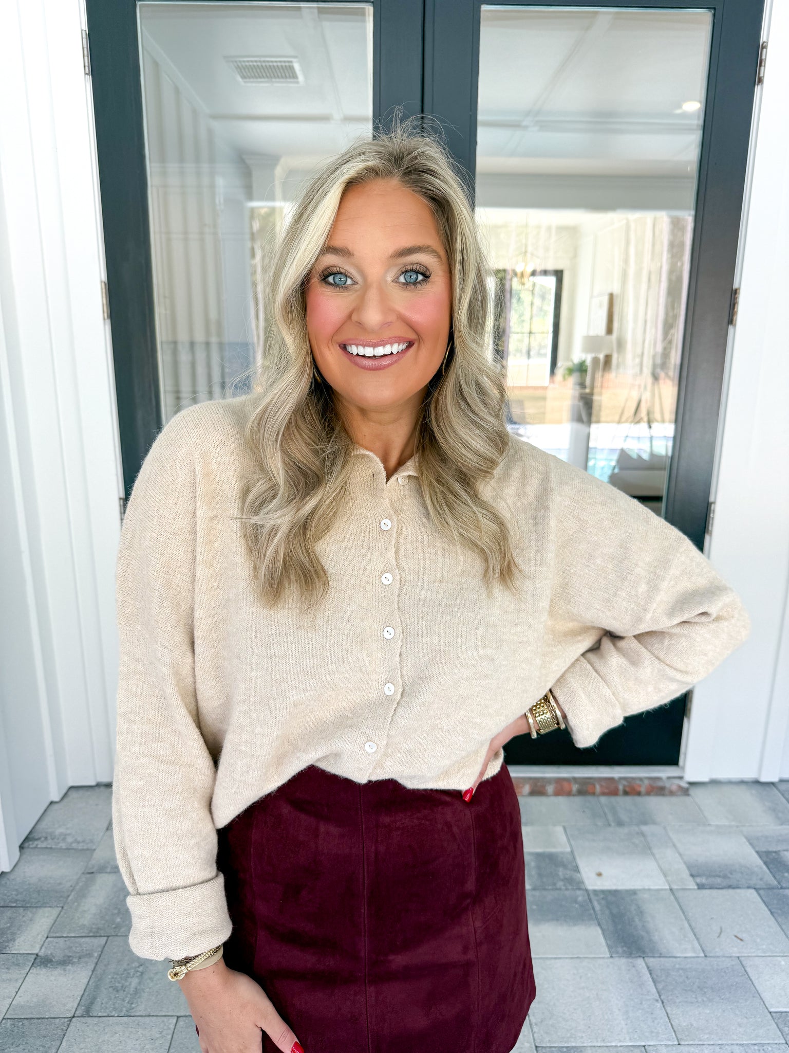 Cream Piper Cardigan