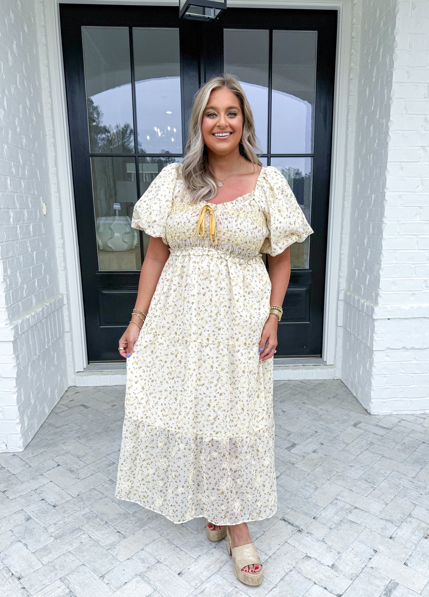 Yellow Floral Maxi