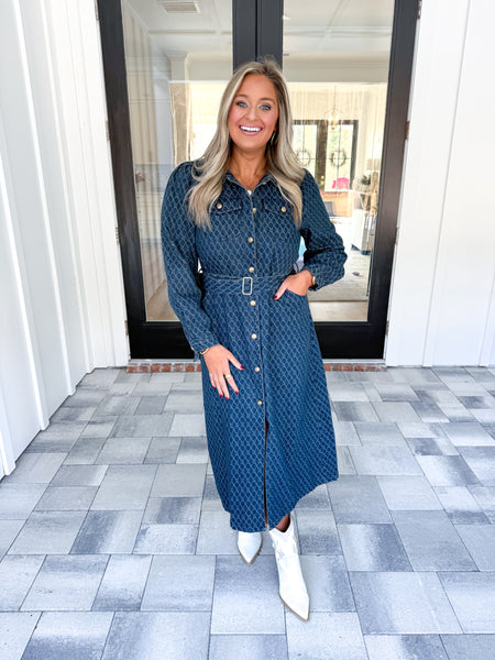 Denim Midi Dress