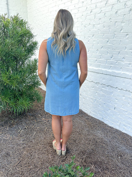Denim Braid Dress