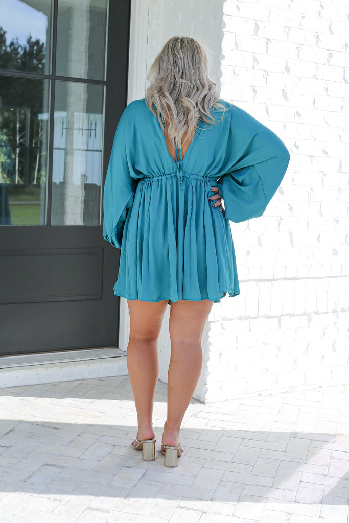 Turquoise Tunic Dress – Lobo's Boutique Tally