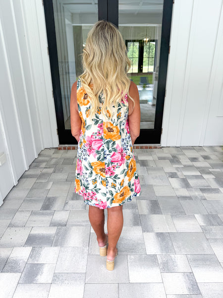 Floral Shift Dress