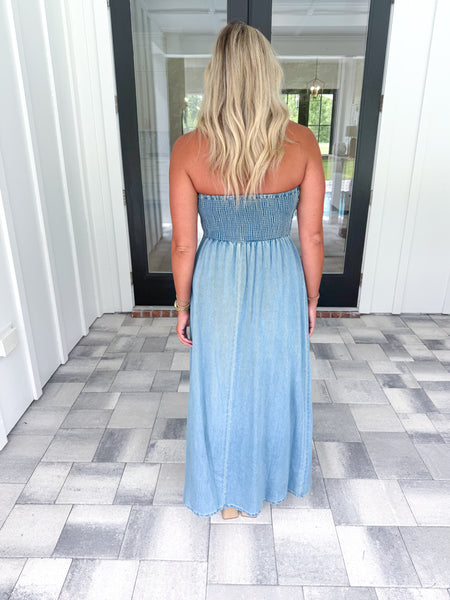 Denim Maxi Dress