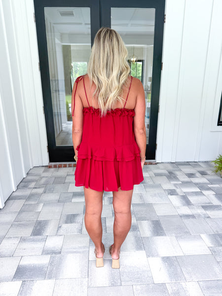 Ruffle Detail Romper