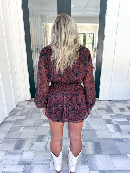 Paisley Romper