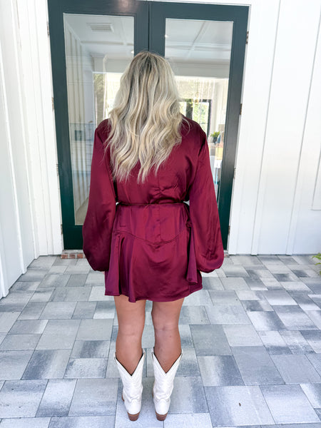 Belted Shirt Romper