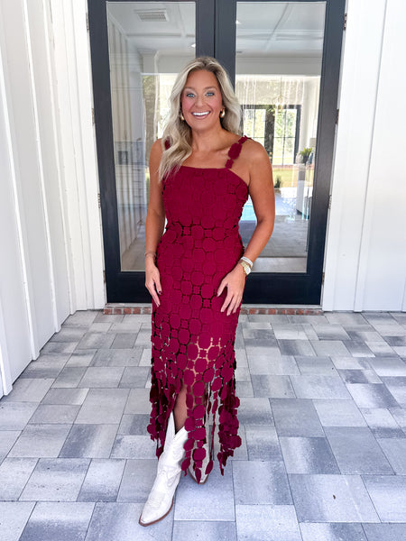 Fringe Hem Dress