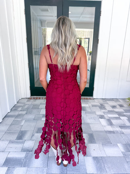Fringe Hem Dress
