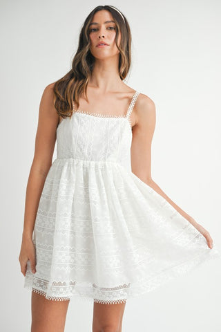 Eyelet Flowy Dress