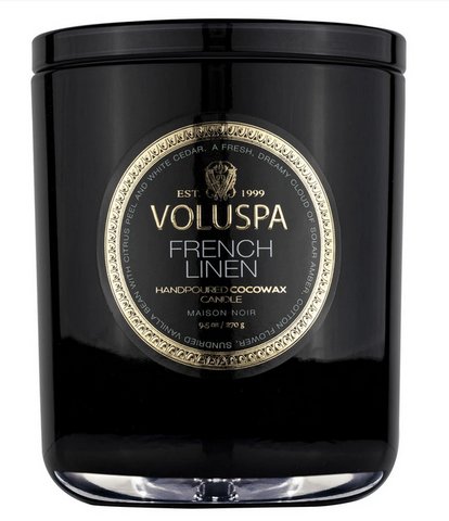 Voluspa French Linen Classic Candle