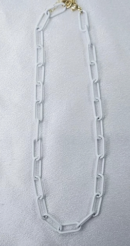 White Chain Choker