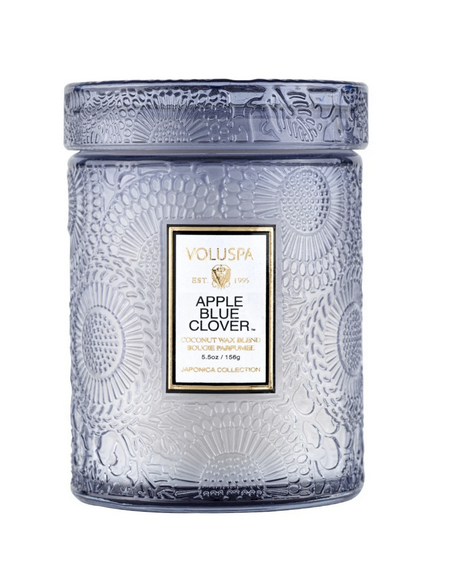 Voluspa Apple Blue Clover Mini Jar