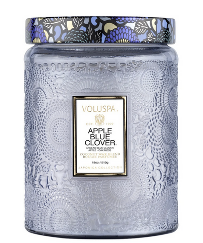 Voluspa Apple Blue Clover Large Jar