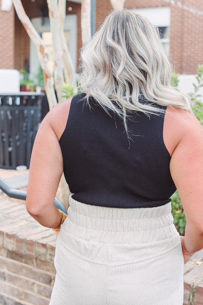 Black Sweater Tank