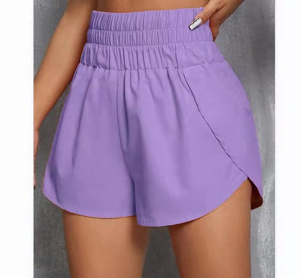 Purple Activewear Shorts